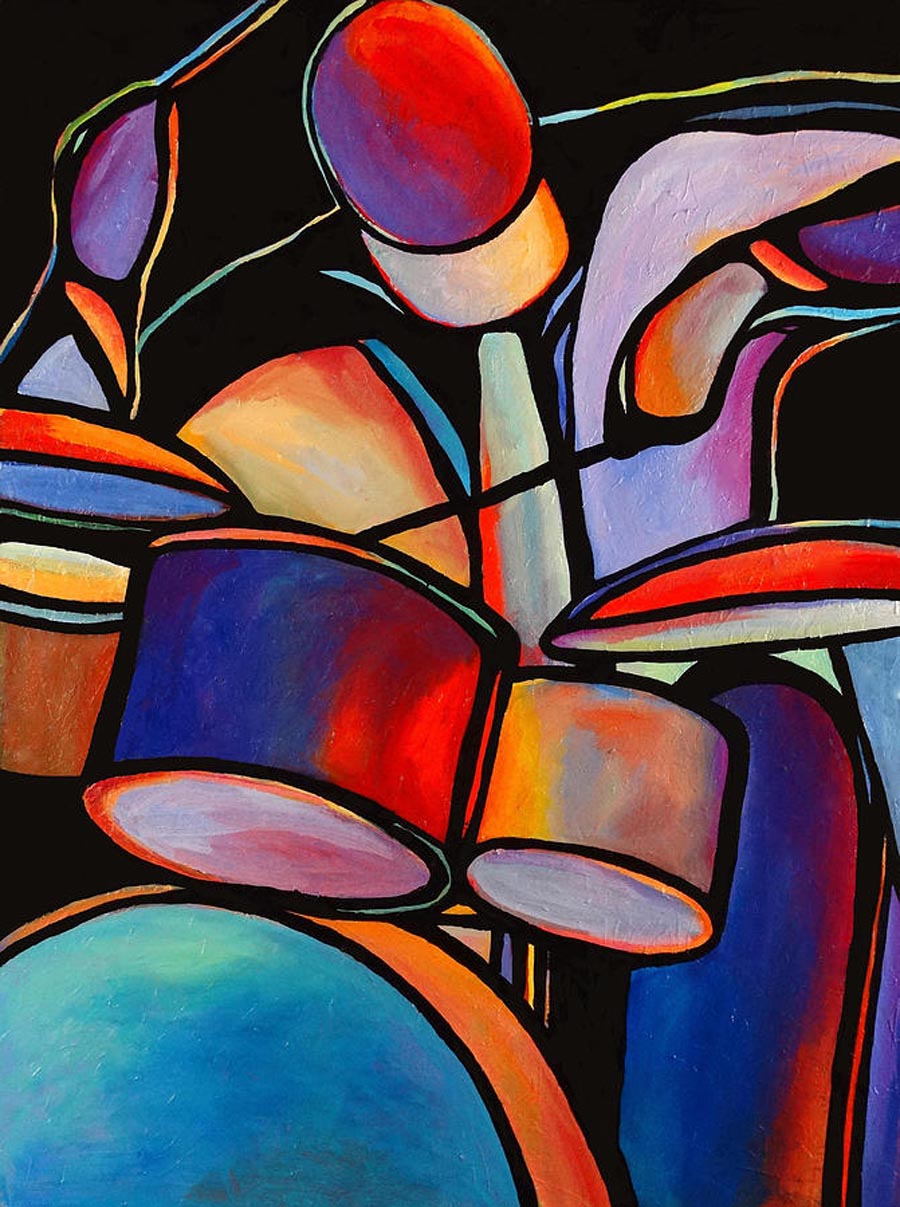 Mike Daneshi painting